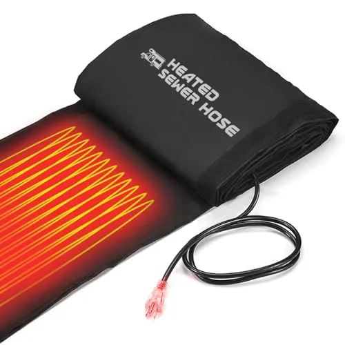 REHOSEUP 20ft Heated Sewer Hose Sleeve (Sleeve Only)