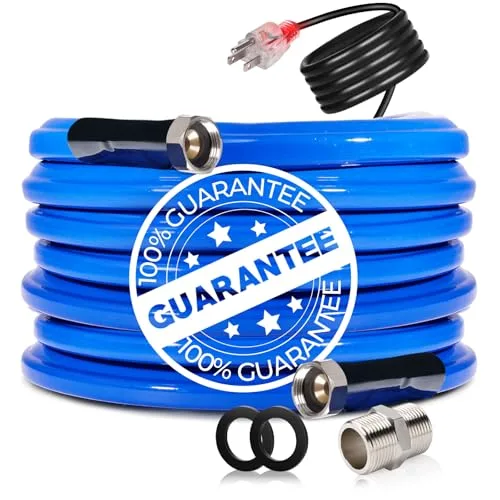 REHOSEUP Tuyau d'Eau Chauffant 15,2 m pour Camping-Car