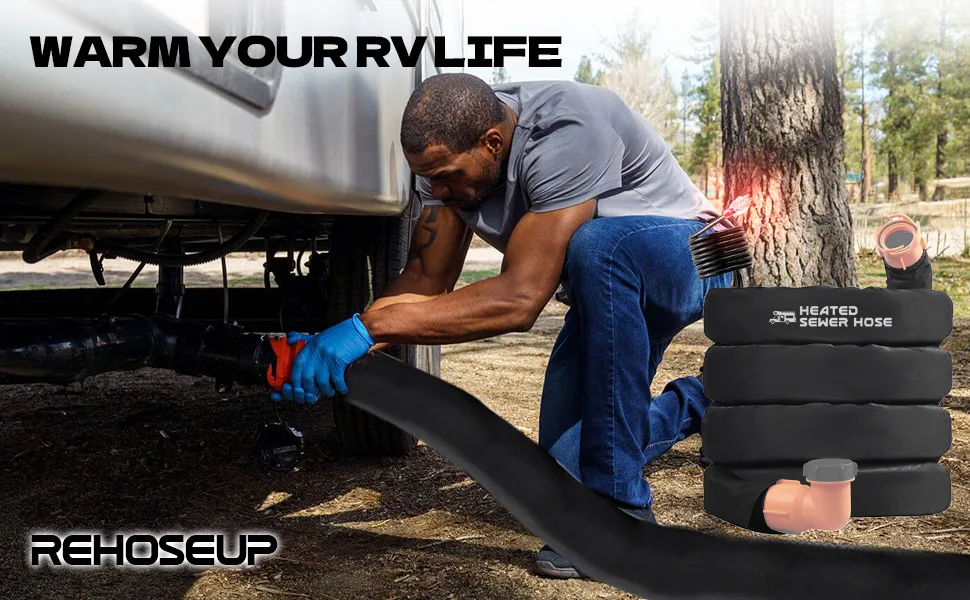 Heated RV Sewer Hose Kits